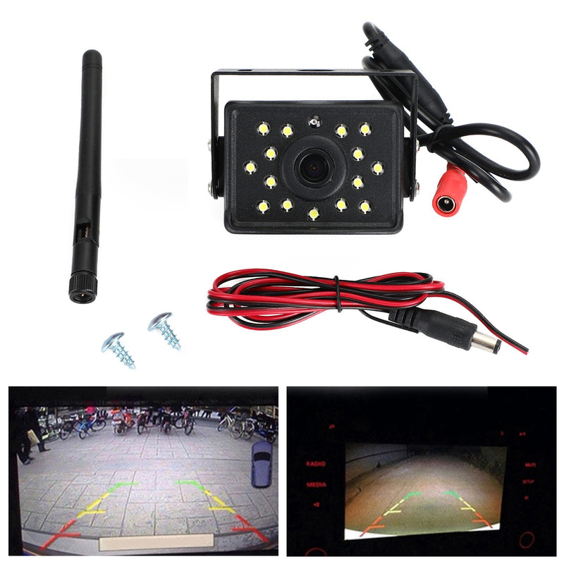 Wireless 1080P WIFI Bus Truck RV Night Vision Monitoring Reversing Image Camera