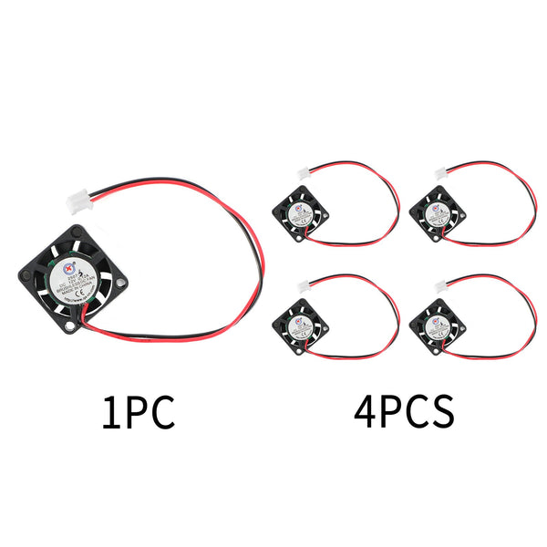 Brushless DC Cooling Blower Fan 12V 0.12A 2507S 25x25x7mm Sleeve 2 Pin Wire