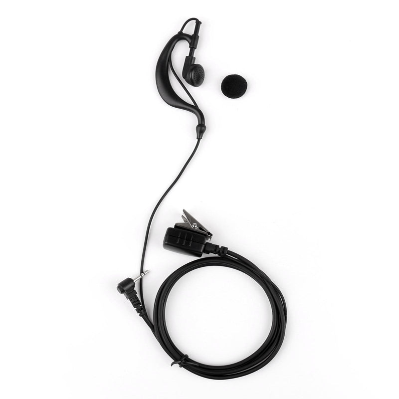 2.5mm Earhook Earpiece Headset PTT MIC For HYT TC310 TC320 Walkie Talkie Radio