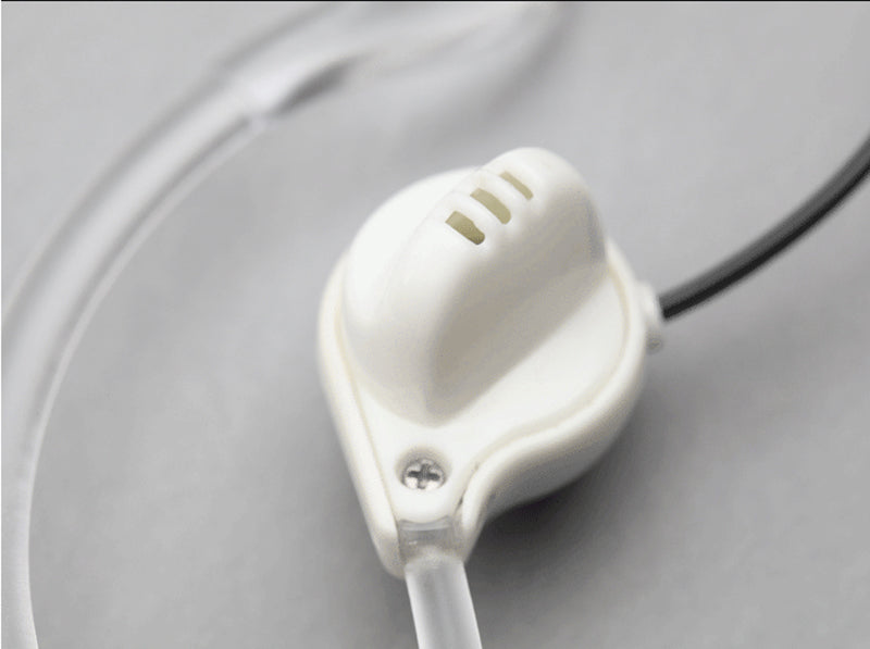 5Pcs 2 Pin Earhook Earpiece Headset PTT Mic For Kenwood HYT BaoFeng Radio Black