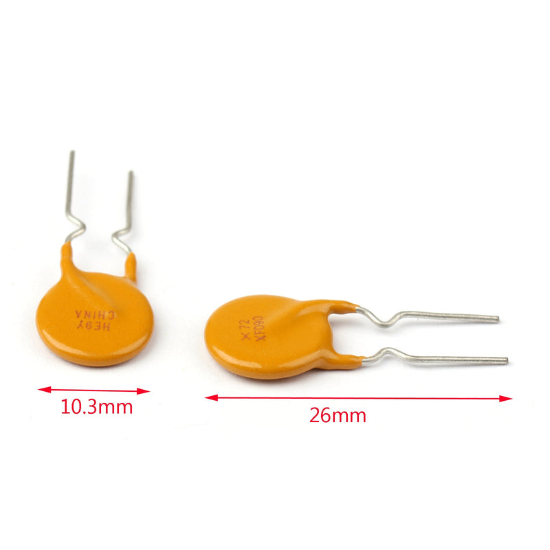 PTC Resettable Fuses Thermistor Polymer Self-Recovery Fuses 72V