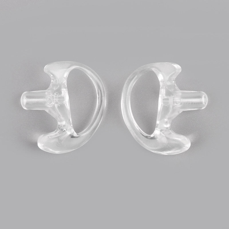 5Pair M Silicone Soft Earplug Earbud For Covert Acoustic Tube Earpiece White