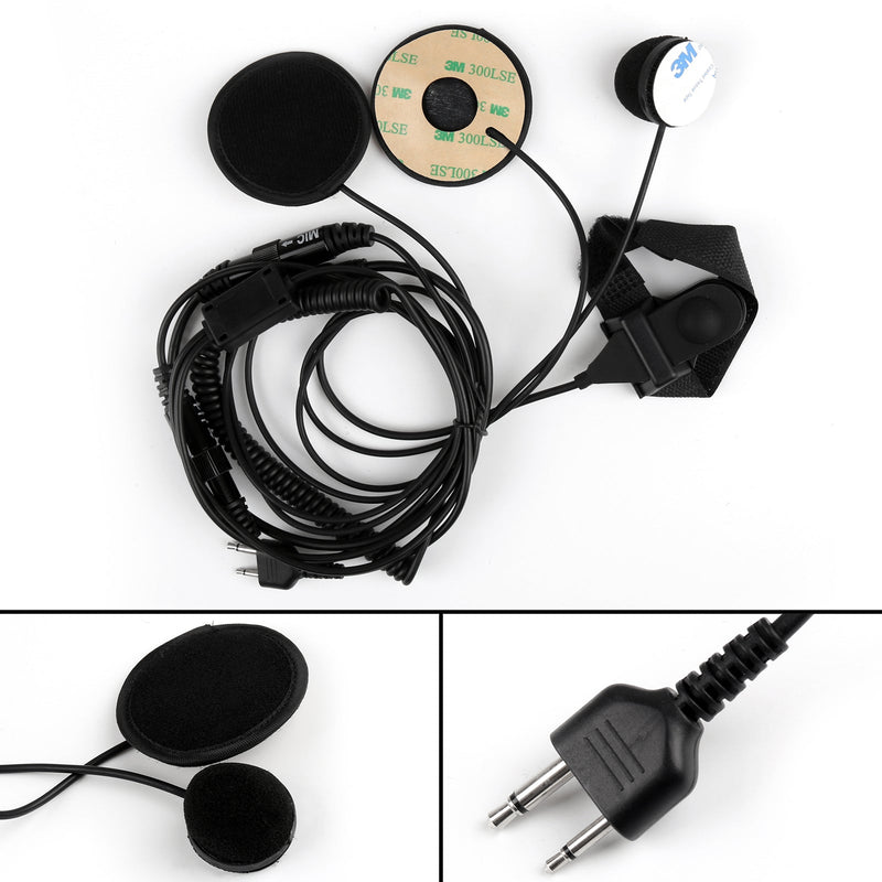 Helmet Tactical Motorcycle Headset PTT For Icom IC-V80/C150/V8/F10/F20 Radio