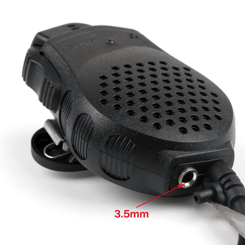 1x Dual Push-To-Talk PTT Speaker Mic For Baofeng UV82 L UV8 D UV5R A Two Way