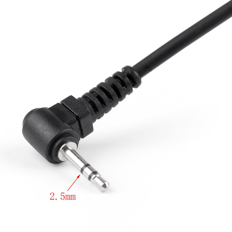 2.5mm Earhook Earpiece Headset PTT MIC For HYT TC310 TC320 Walkie Talkie Radio
