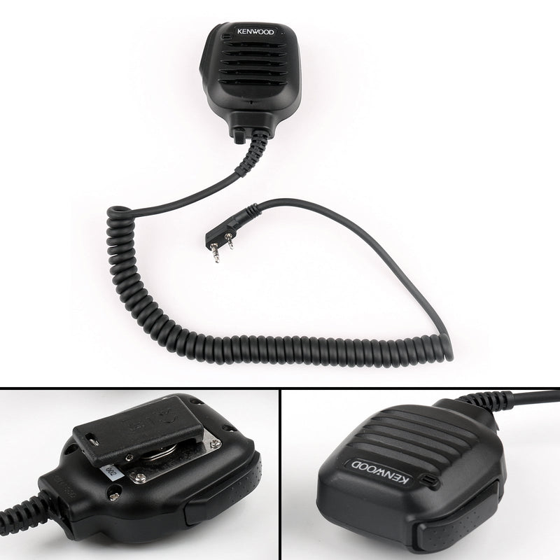 1x KMC-45 Shoulder Waterproof Speaker Mic For KENWOOD TYT F8 BF UV5R MML UV100