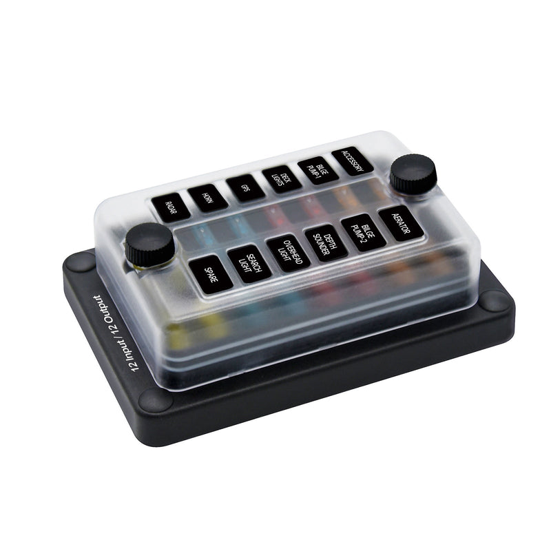 6/12 Way Blade Fuse Box Block Holder ATO ATC for Car Marine Boat RV Waterproof Generic