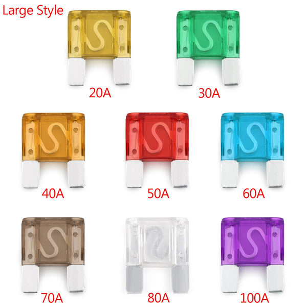 Large Blade Style Auto Car Truck Maxi Fuse 20A 30A 40A 50A 60A 70A 80A 100A